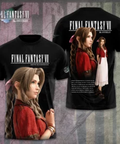 Aerith Gainsborough 3D T shirt