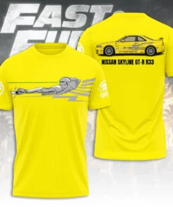 GT R R33 3D T shirt