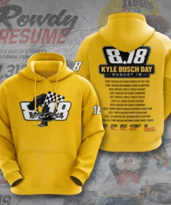 Kyle Busch 3D Hoodie