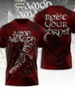 Amon Amarth Raise Your Horns 3D T shirt
