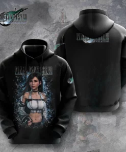 Final Fantasy VII Revelation x Tifa Lockhart 3D Hoodie