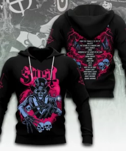 Ghost Band 2 Big To Rig 3D Hoodie