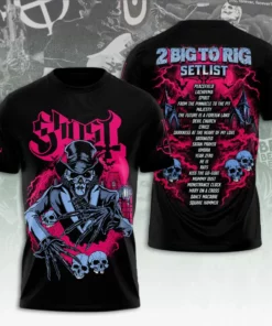 Ghost Band 2 Big To Rig 3D T shirt