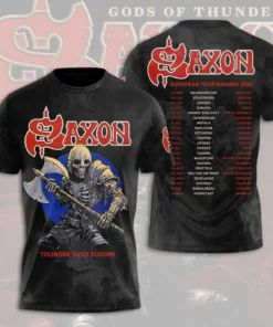 Saxon Thunder Over Europe 3D T shirt
