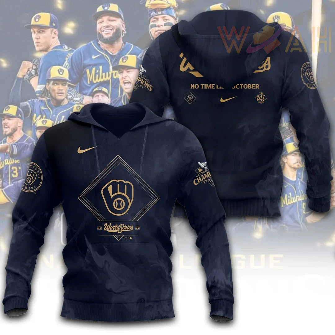Milwaukee Brewers 2026 3D Hoodie