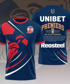 Sydney Roosters 3D T shirt