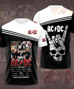 50 years ACDC T shirt