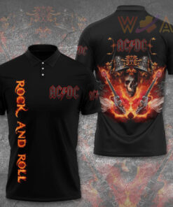 AC DC 3D Polo Shirt