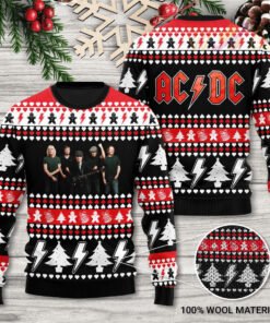 AC DC Christmas 3D Sweater