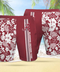 Alabama Crimson Tide 3D Hawaiian Shorts