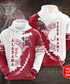 Alabama Crimson Tide 3D hoodie 05