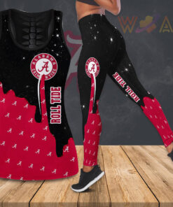 Alabama Crimson Tide Hollow Tank Top Leggings 01