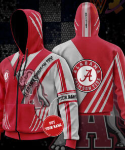 Alabama Crimson Tide Zip up Hoodie 03