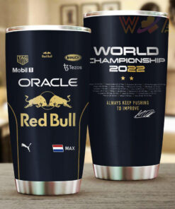 Always Keep Pushing To Improve Max Verstappen Tumbler Cup