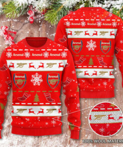 Arsenal 3D Christmas Sweater