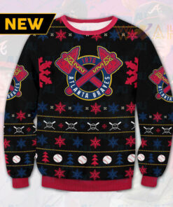 Atlanta Braves Ugly Christmas 3D Sweater