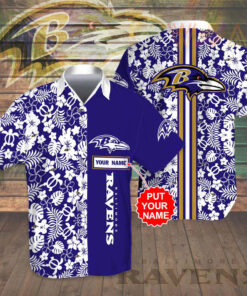 Baltimore Ravens 3D Hawaiian Shirt Hawaiian Shorts 03