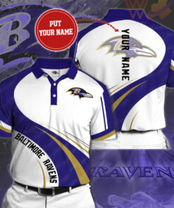 Baltimore Ravens 3D Polo 02