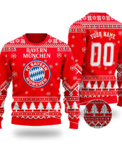 Bayern Munchen Christmas 3D Sweater 2022