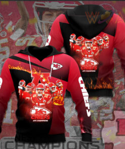 Best sellers Kansas City Chiefs 3D hoodie 03