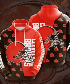 Best selling Cleveland Browns 3D hoodie 010