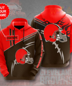 Best selling Cleveland Browns 3D hoodie 02