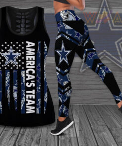 Best selling Dallas Cowboys Hollow Tank Top Leggings 02