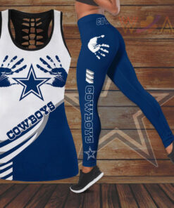 Best selling Dallas Cowboys Hollow Tank Top Leggings 05