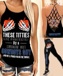 Best selling Dallas Cowboys Hollow Tank Top Leggings 09
