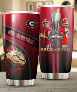 Best selling Georgia Bulldogs Tumbler Cup 04