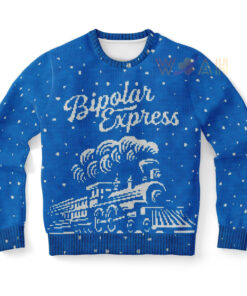 Bipolar Express Ugly Christmas 3D Sweater