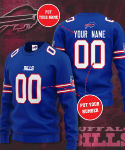 Buffalo Bills 3D Sweatshirt Design