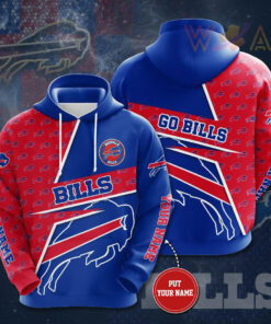 Buffalo Bills Go 3D Hoodie