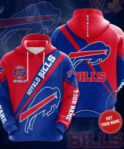 Buffalo Bills Go Bills 3D Hoodie