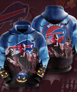 Buffalo Bills Halloween 3D Hoodie