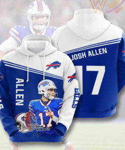 Buffalo Bills Josh Allen 3D Hoodie