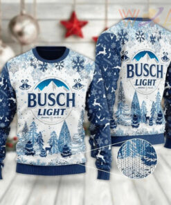 Busch Light 3D Ugly Christmas Sweater 2022