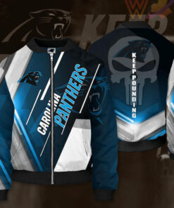 Carolina Panthers 3D Bomber Jacket 01