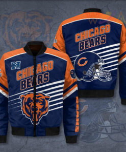 Chicago Bears 3D Bomber Jacket 01