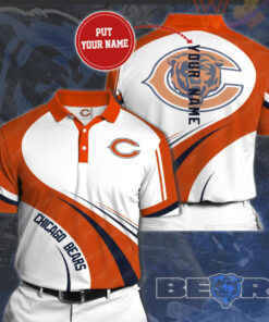 Chicago Bears 3D Polo 02
