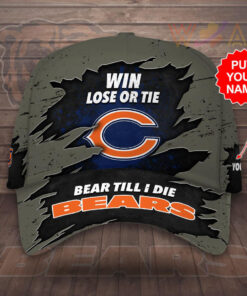 Chicago Bears Cap Custom Hat 03