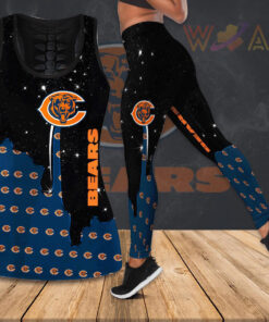 Chicago Bears Hollow Tank Top Leggings 05