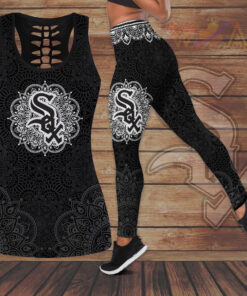 Chicago White Sox Hollow Tank Top Leggings