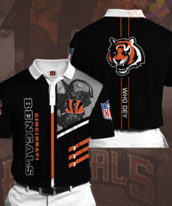 Cincinnati Bengals 3D Polo 02