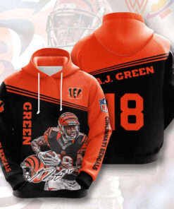 Cincinnati Bengals 3D hoodie 08