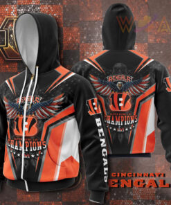 Cincinnati Bengals Super Bowl Zip up Hoodie