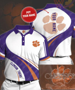 Clemson Tigers 3D Polo 02