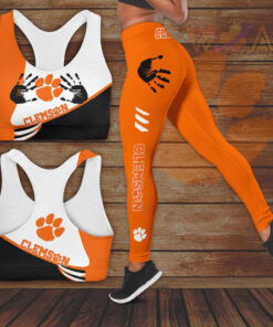 Clemson Tigers Hollow Tank Top Bra Sports