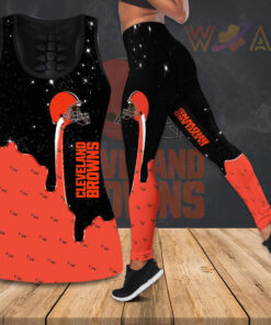 Cleveland Browns Hollow Tank Top Leggings 03