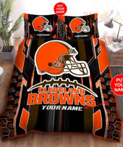 Cleveland Browns bedding set 02